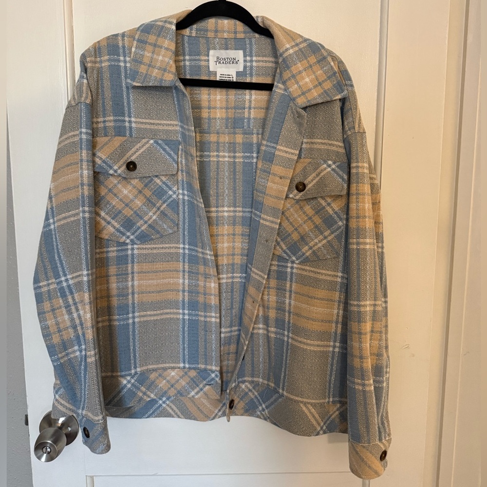 Flannel Print Jacket